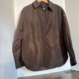 NEW ALO Socialite Shacket Espresso XS Lightweight Unisex Oversized Jacket